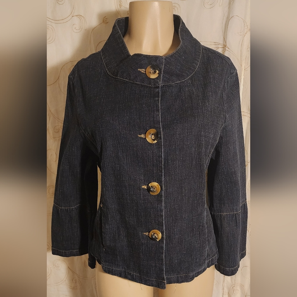 A.M.I. Jean jacket sz L NWOT